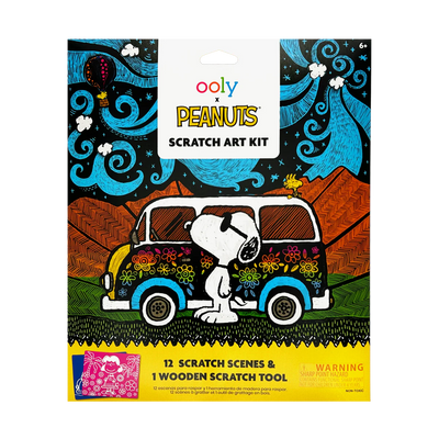 Ooly x Peanuts: Scratch Art Kit