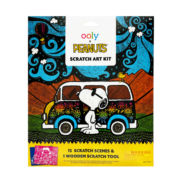 Ooly x Peanuts: Scratch Art Kit