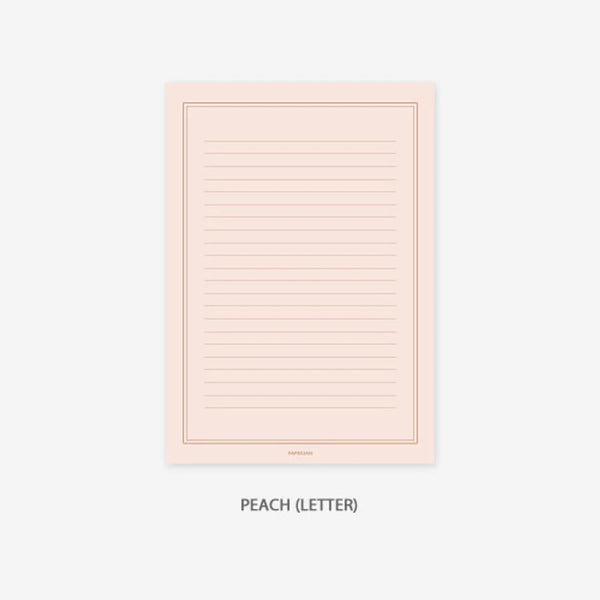 Lifepad A5 Notepad - Letter Peach
