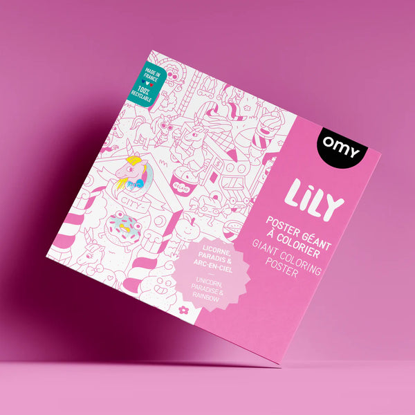 Giant Colouring Poster - Lily
