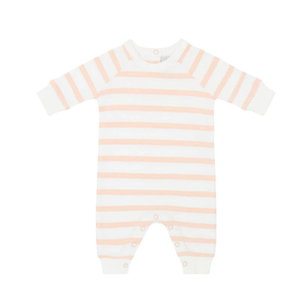 Powder Pink & White Striped All-in-One