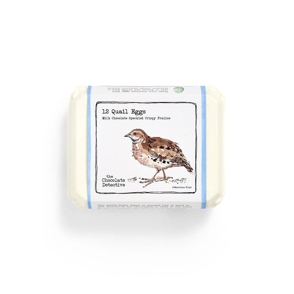 12 Chocolate Quail Eggs