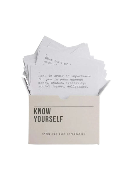 Know Yourself Prompts Card Set