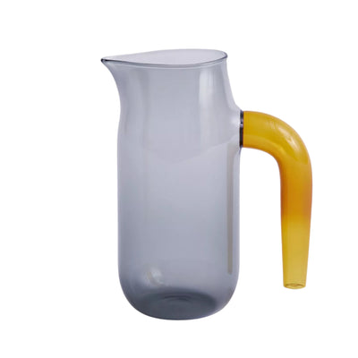 Jochen Holz Glass Jug - Charcoal