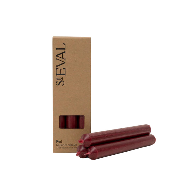 Red Dinner Candles Gift Pack