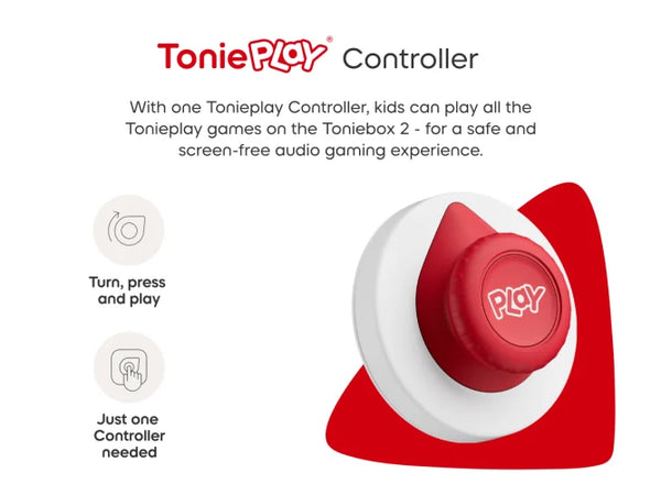 Tonies Play Controller - Sunset Red