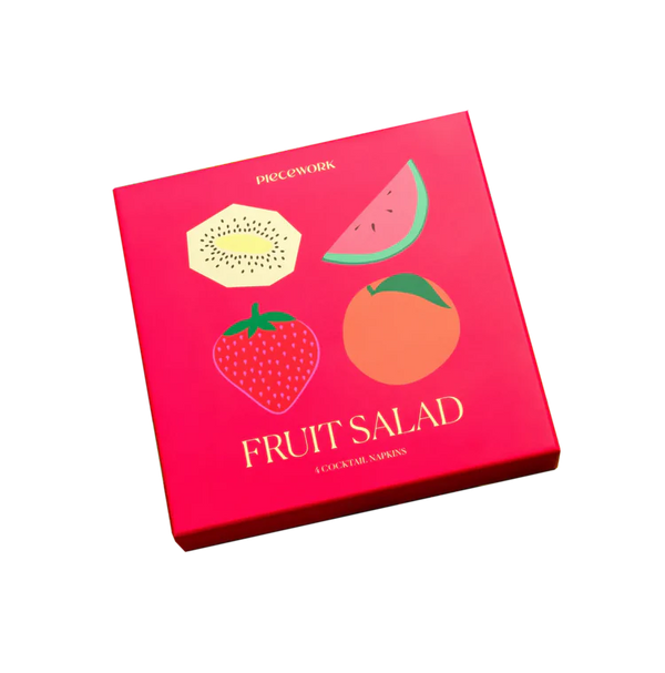 Fruit Salad Cocktail Napkins - Set Of 4