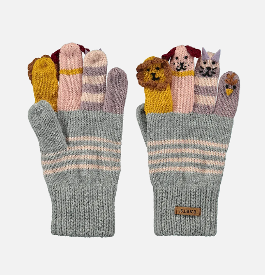 Barts - Puppet Gloves Heather grey