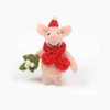 Amica - Mini Piglet with Mistletoe Sprig