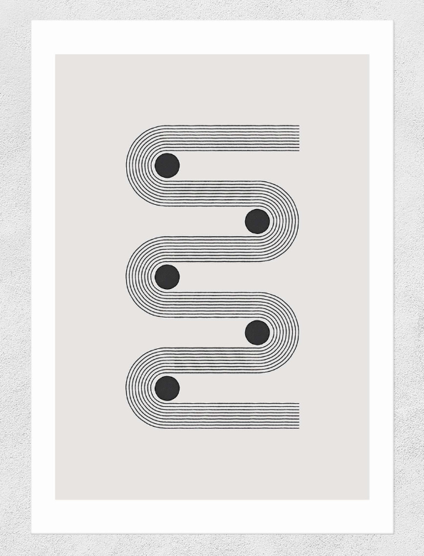 Abstract Arches III - Art Print