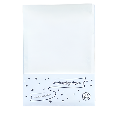 Water Soluble Embroidery Paper