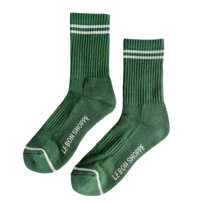 Boyfriend Socks - Moss
