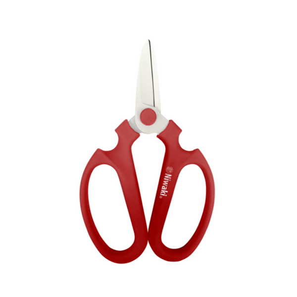 Sakagen Flower Scissors - Red