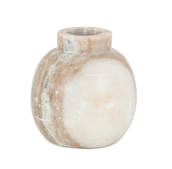 Khari Marble Vase - Round