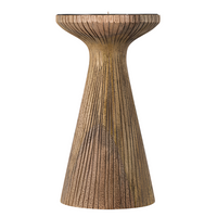 Omari Mango Wood Candlestick - Large