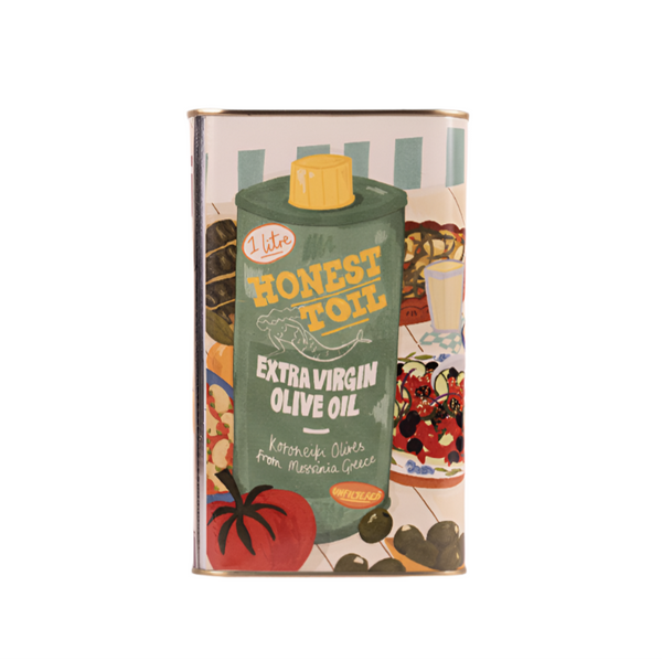 1 Litre Can of Extra Virgin Olive Oil by Honest Toil