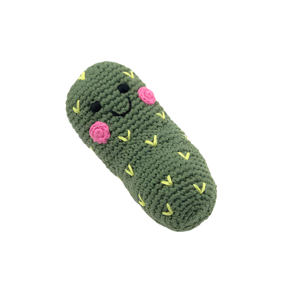 Friendly Pickle Rattle