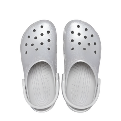 Classic Clogs - Silver Atmosphere Glitter