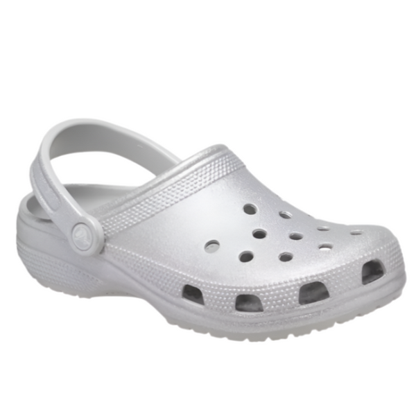 Classic Clogs - Silver Atmosphere Glitter