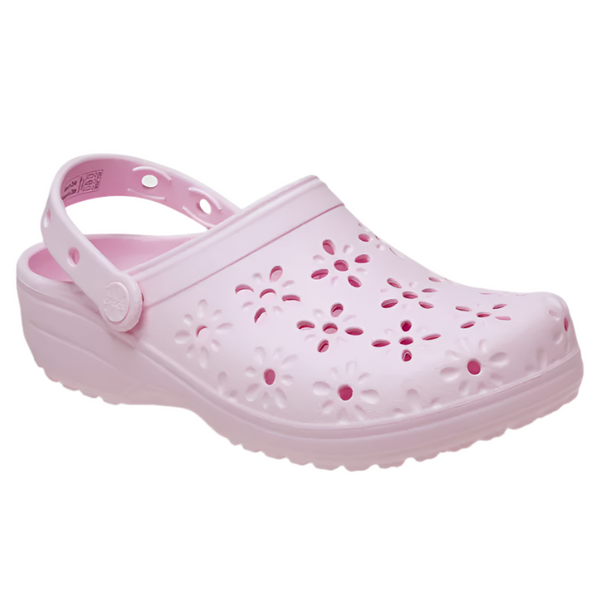 Classic Floral Clogs - Pink Milk