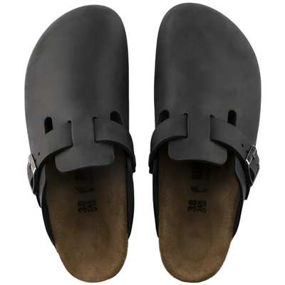 Boston Oiled Leather - Black