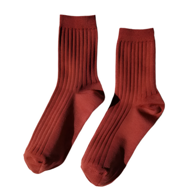 Her Socks - Terracotta