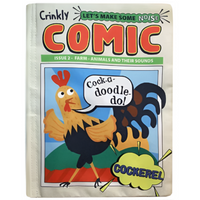 Crinkly Cloth Newspaper - Comic issue Farm