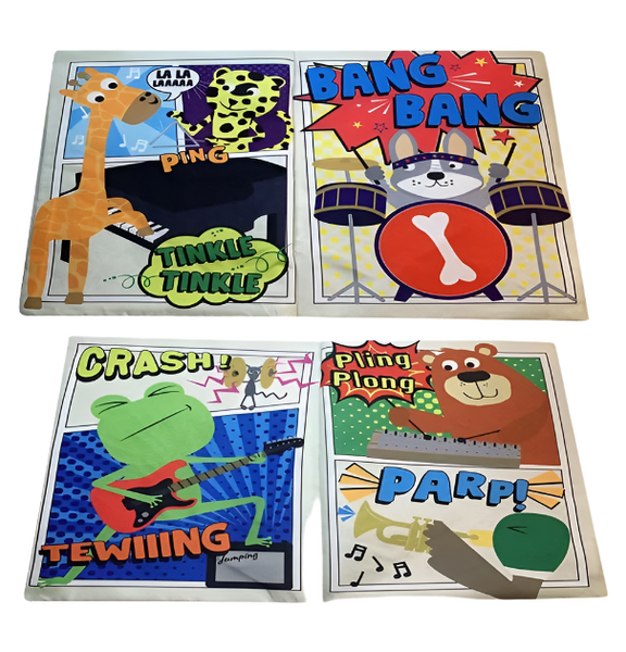 Crinkly Cloth Newspaper - Comic issue Music