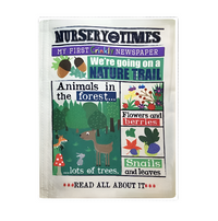 Crinkly Cloth Newspaper - Nature Trail