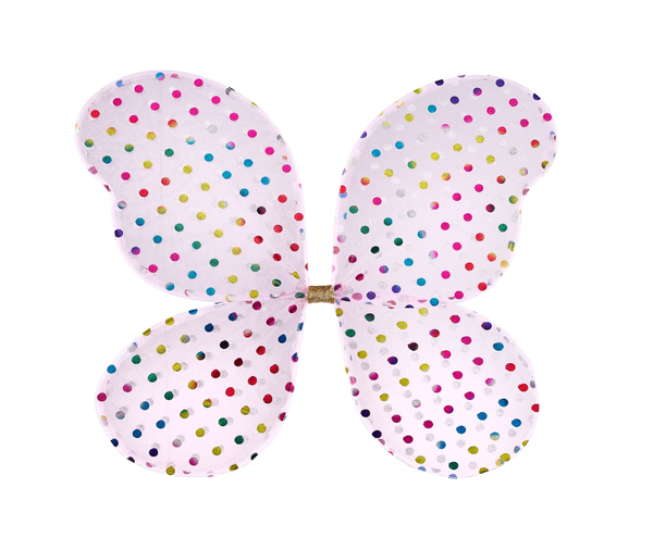 Rainbow Spotty Fairy Wings
