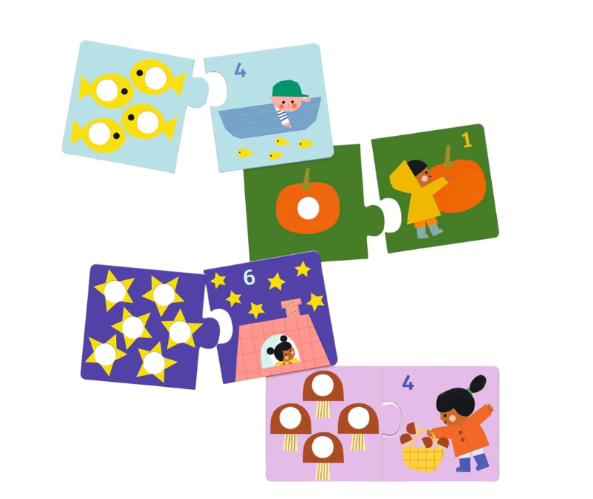 Djeco Puzzle Duo- First Figures