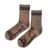 Boyfriend Socks - Cocoa