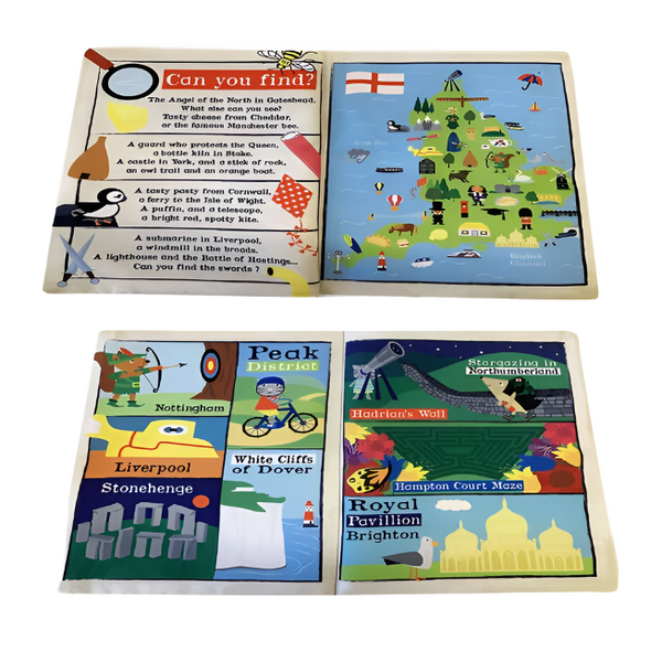 Crinkly Cloth Newspaper- England