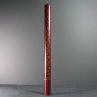 Christmas Red Advent Candle