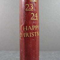 Christmas Red Advent Candle