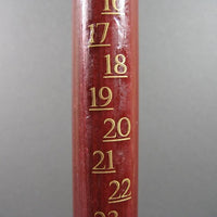 Christmas Red Advent Candle