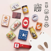 Wooden Groceries Set & Scanner
