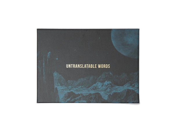 Untranslatable Words Cards