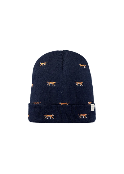 Vinson Beanie Kids - Navy Tiger (Size 53)