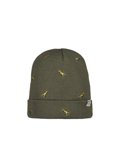 Vinson Beanie Kids - Pale Army Dinosaur (Size 53)