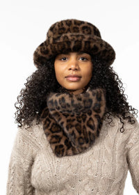 Eilidh Hat - Print Brown