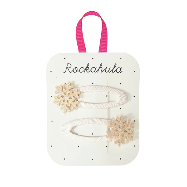 Rockahula - Shimmer Snowflake Clips