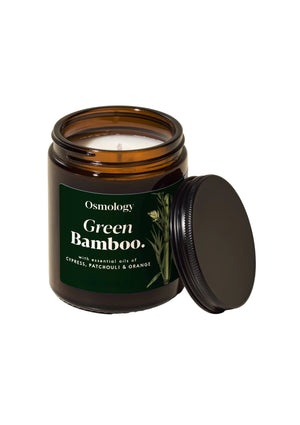 Green Bamboo Scented Jar Candle