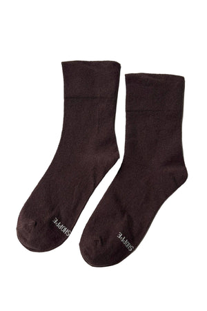 Breezy Sneaker Socks - Dark Cacao