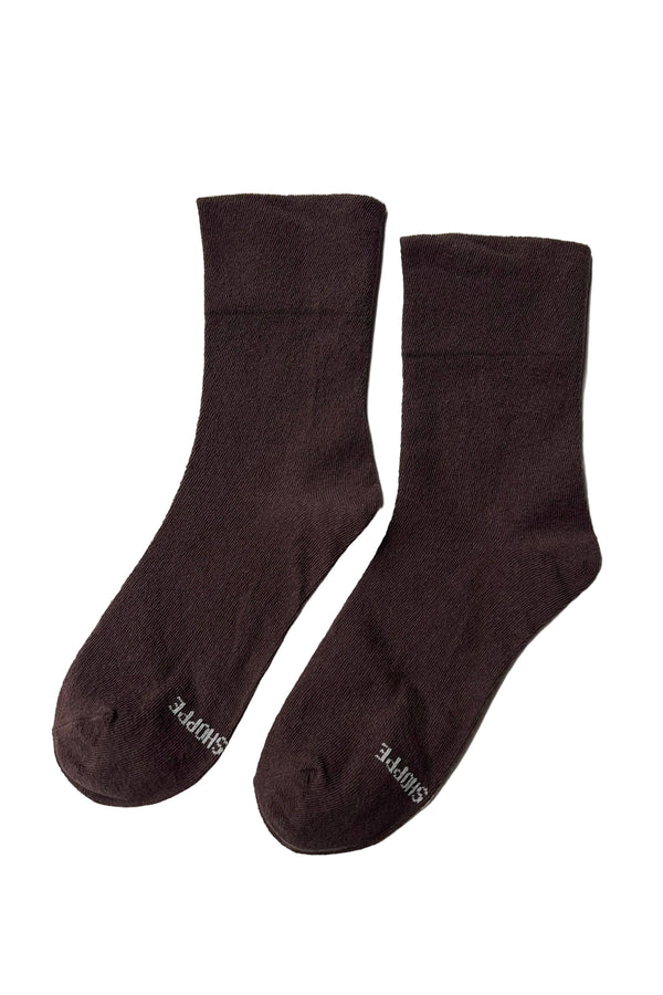 Breezy Sneaker Socks - Dark Cacao