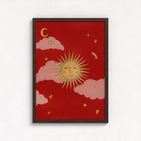 Queen of the Rodeo - Giclee Art Print - Le Soleil (Red): A3