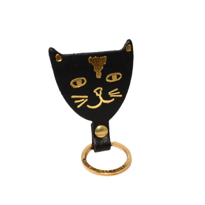 Cat Key Fob - Black