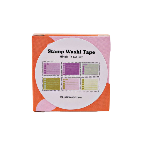 Hinoki To Do Giant Stamp Washi Tape