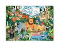 Crocodile Creek 24 Piece Zoo FSC Puzzle - Jigsaw