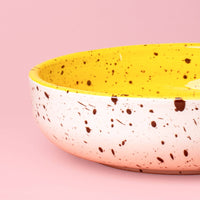 Large Pottery Grater Plate & Spoon - Cinnamon